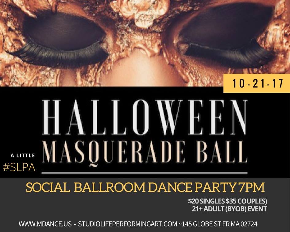 M Dance Studio events Halloween Masquerade Ball events