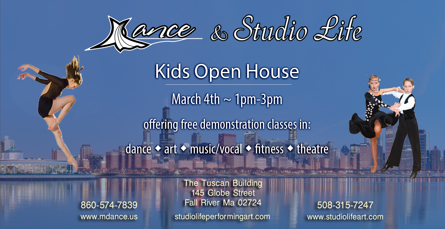 M Dance Studio events March 4th Kids Open House